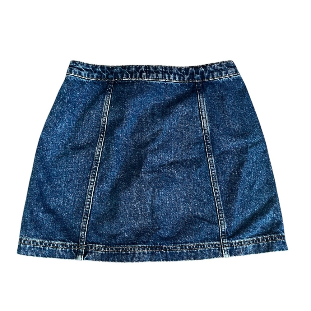 FREE WITH PURCHASE Urban Outfitters A-Line Denim Mini Skirt - Picture 2 of 6